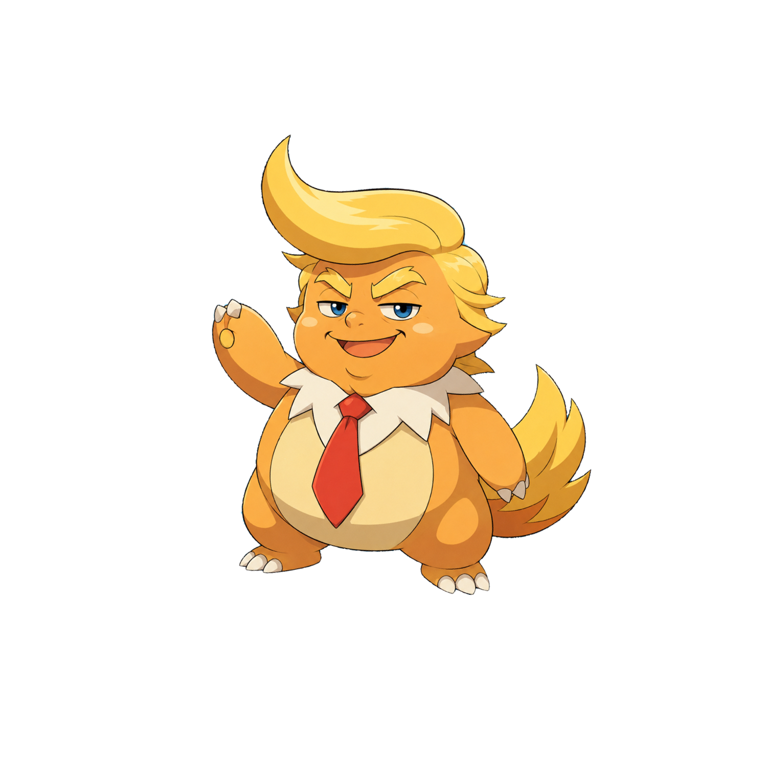 Pokefy character hatching from an egg